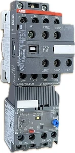 Avviamento motore 1HP ABB 480V 3 fasi 2NO/1NC 24VAC bobina AF09-30-10-11 EF19-2.7 NUOVO - Foto 1 di 2