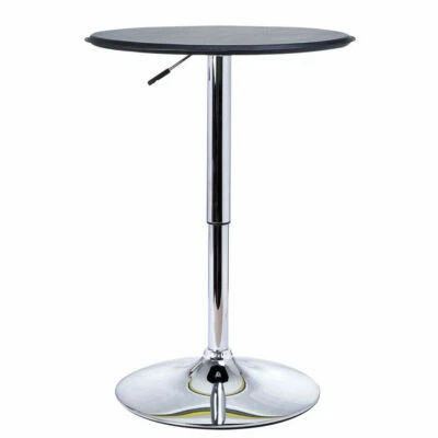 Tall Bar Table Breakfast Kitchen Dining Room Bistro Patio Modern Furniture Round