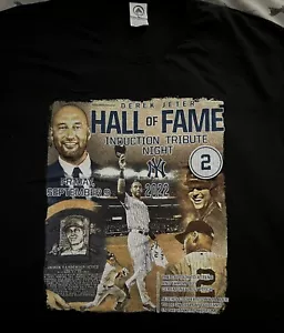 NY YANKEES DEREK JETER HALL OF FAME TRIBUTE SHIRT HOF 9.9.2022 RESPECT 2XL - Bild 1 von 6