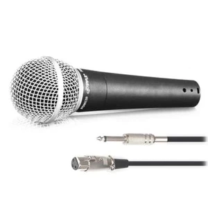 Dynamic Microphone Karaoke Performance Mic Stage Singing 1/4" 15ft cable NEW - Picture 1 of 1