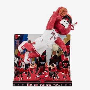 Benny The Bull Chicago Bulls Thanksgiving Mascot Bobblehead NBA Basketball - Picture 1 of 1