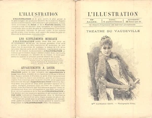 STAR Teatro Del Vaudeville Mademoiselle RAPHAELE SISOS Foto PIROU 1895 - Picture 1 of 2