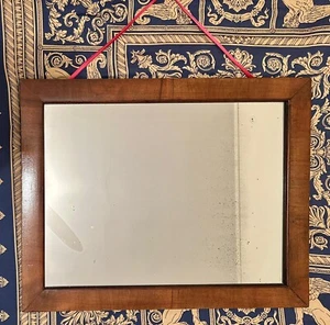 SPECCHIERA 2 (di una coppia), LEGNO IMPIALLACCIATO, XIX SECOLO - Foto 1 di 12