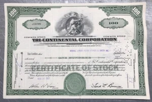 20er-Paket 🔥Tri-Continental Corporation * 100 Shares * 1960er * 090 - Bild 1 von 1