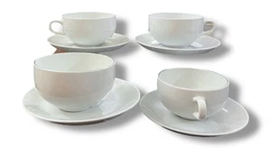ROYAL COPENHAGEN Blue Line Set of 4 Cups and Saucers 1965 Grethe Meyer #3074 - Picture 1 of 23