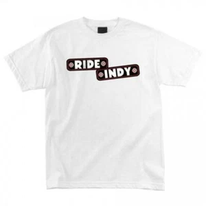 INDEPENDENT TRUCK CO' Skateboard T Shirt - Sticker Bar / SMALL - White - Picture 1 of 2