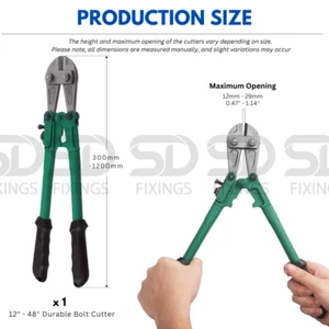Heavy Duty Bolt Cutter Wire Cutter for Fences, Bolts, Bike locks, Heavy wiring - Picture 1 of 14