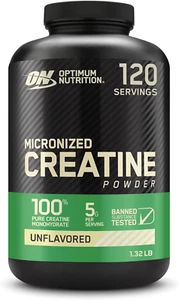 Optimum Nutrition Micronized Creatine Monohydrate Powder, 120 Servings - Picture 1 of 11