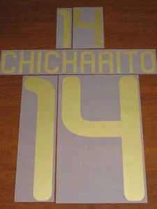 Authentic Chicharito Hernandez Mexico 14 Boys Kids Font Set Soccer Futbol Jersey - Picture 1 of 1