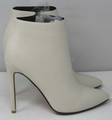 Sexy Mujer Tacón Alto Punta Punta Punta Lateral Cremallera Stiletto TALLA 9.5 Botines  Foto 1 de 4