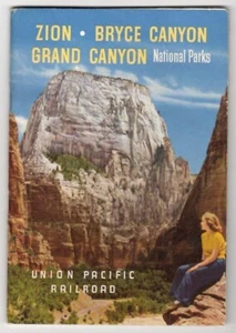 ZION, BRYCE CANYON, GRAND CANYON ~ 1949 Union Pacific Railroad Reiseführer - Bild 1 von 2