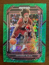 Anthony Black 2023 Prizm Draft Green Shimmer /3 Rookie Basketball Card SSP RC