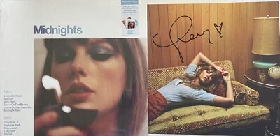 Taylor Swift signiert LP Vinyl Midnights Original Unterschrift Autogramm Signed - Bild 1 von 4
