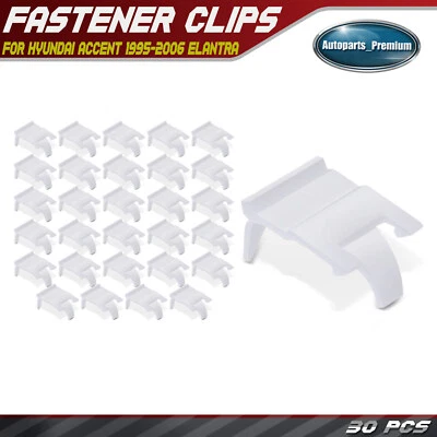 30pcs 29mm Belt Moulding Weatherstrip Clips Retainers for Hyundai 83219-22000 - Image 1 of 4
