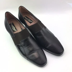 BeautiFeel Rosaline Brown Leather Square Toe Cushioned Kitten Heel  40 / 9 - Picture 1 of 9