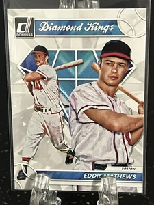 EDDIE MATHEWS--2023 PANINI--DONRUSS--DIAMOND KINGS--BOSTON RED SOX--ENVÍO GRATUITO - Imagen 1 de 2