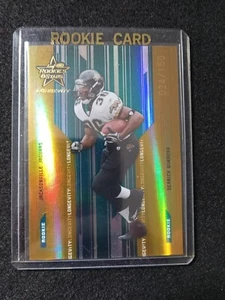 Tarjeta de fútbol americano Leaf Rookie Stars 2005 #106 serie Derrick Wimbush # 024/150 - Imagen 1 de 2
