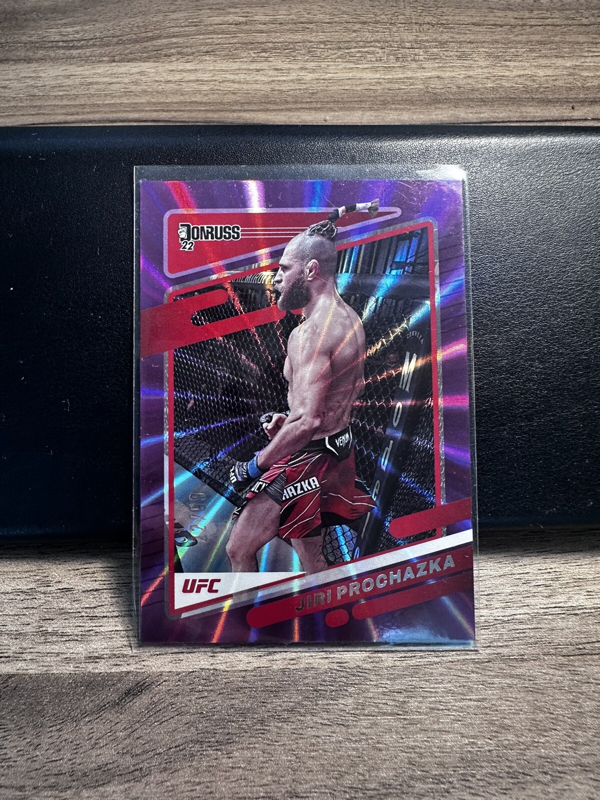 2022 Panini Donruss UFC Jiri Prochazka Holo Purple Laser /99 SSP #81