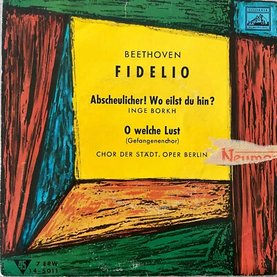 BEETHOVEN: Fidelio - Inge Borkh  / Chor (EP Electrola 7 ERW 14-5011) - Bild 1 von 3