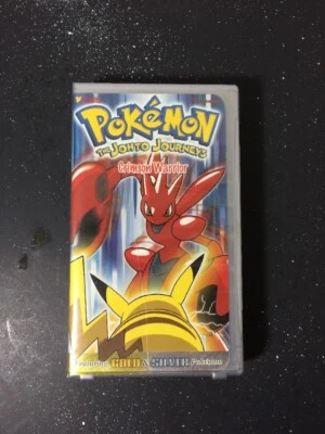 Pokemon Vol 46: The Johto Journeys - Crimson Warrior RARE clamshell (2001) VHS - Image 1 of 4