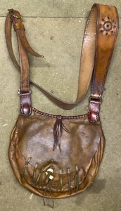 A Stunning Fringe Leather Shoulder Hand Bag Tassels - Picture 1 of 8