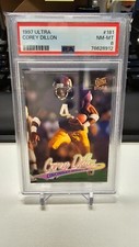 1997 Fleer Ultra Gold Medallion Corey Dillon RC Cincinnati Bengals #G181 PSA 8