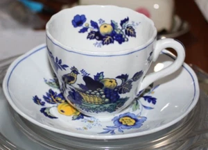 Copeland Spode England BLUE BIRD S3274B Teacup & Saucer Set - Picture 1 of 3