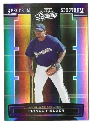 2005 Absolute Memorabilia Spectrum Silver #173 Prince Fielder /150 Rookie SP RC - Image 1 of 4