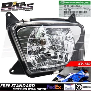 Front Headlight Assembly with Bulb For KAWASAKI KR-150 HMA 2013-606-ZSBL - Picture 1 of 6