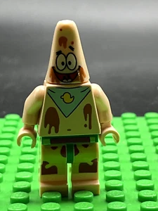 Lego Bob Esponja Pantalones Cuadrados "PATRICK BABERO-MANCHAS DE HELADO" Minifigura Lote 420 - Imagen 1 de 5