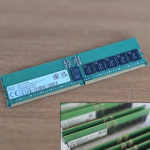 32GB Hynix DDR5 PC5-4800 RDIMM 288 ECC Reg RAM HMCG84MEBRA115N 4800R - Afbeelding 1 van 2