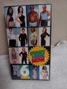 6 Week Body Makeover Start Here Now! VHS New - Picture 1 of 2