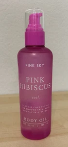 Pink Sky PINK HIBISCUS Scented Body Oil Renew 8.11 oz New - Picture 1 of 4