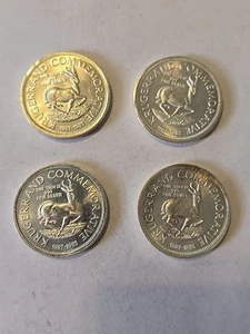 LOT Of 4 1983 1oz .999 Fine Silver Krugerrand SHIPS FREE #776 - Picture 1 of 10
