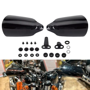 Handguards Kit For Harley Sportster Custom XL1200C XL883C Forty-Eight XL1200X - Picture 1 of 6