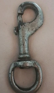 Gancio a scatto girevole in metallo vintage 5" vela marina - Foto 1 di 2