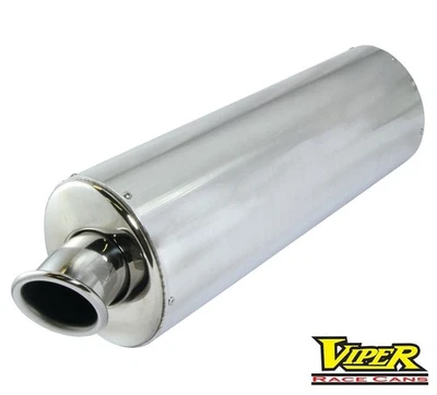 Viper Exhaust Alloy Oval Bolt On Race Can Kawasaki Ninja ZX-9R 1998-1999 - Image 1 of 4