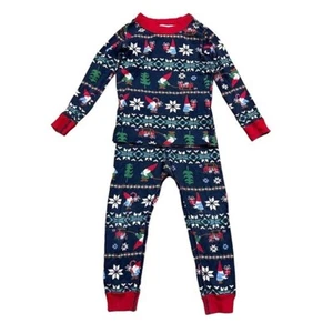 Hanna Andersson Kids Holiday Gnome Pajama Set Size 4 Winter Sleepwear Christmas - Picture 1 of 15