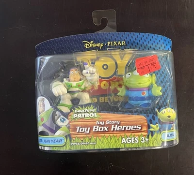 Toy Story Toy Box Heroes Buzz Lightyear Alien paquete de 2 2007 Disney Pixar Hasbro Foto 1 de 4