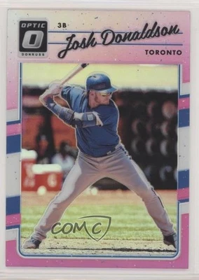 2017 Panini Donruss Optic Pink Prizm Josh Donaldson #150 - Image 1 of 2