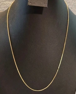 Dünne goldfarbene Halskette Kette 12 Zoll - Bild 1 von 3
