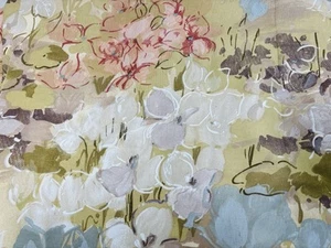 10 Yards Pastel Floral Decorator Fabric 55” Wide - Picture 1 of 5