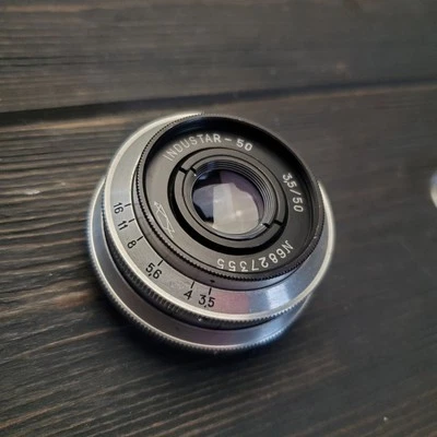 INDUSTAR-50 Lens Soviet Union M39, 50mm f/3.5. - Image 1 of 4