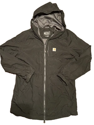 Chaqueta para mujer Carhartt Rain Defender calce relajado negra talla S 4-6 OC4221-W Foto 1 de 4