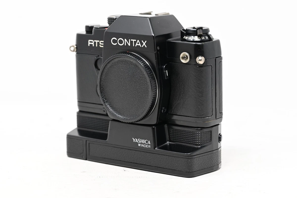 Contax RTS II QUARTZ 35mm SLR Film Camera + Winder W-3 #61423D3