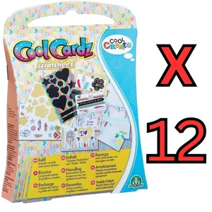 Cool Cardz Scratcheez Paquete de 12 x Paquetes de Refil - Nuevo y Sellado - Por Cool Create - Imagen 1 de 13
