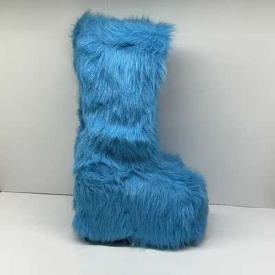Ellie Boots Womens Size 7 Faux Fur Platform Chunky Costume Rave Festival Shoes - Image 1 of 4