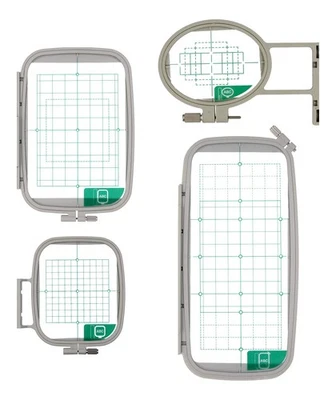 4 Piece Embroidery Hoop Set for Brother, Innovis & Baby Lock Embroidery Sewin... - Image 1 of 4