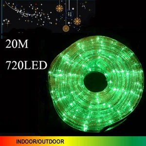 20M 720 LED Green Color Rope Lights 3 Wire With 8 Function Controller - Picture 1 of 1