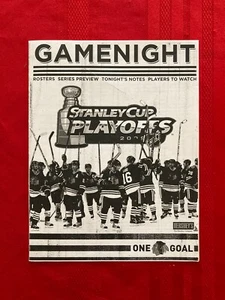 2008-2009 NHL Chicago Blackhawks playoffs scorecard/ Flames / Kane / Toews - Picture 1 of 1